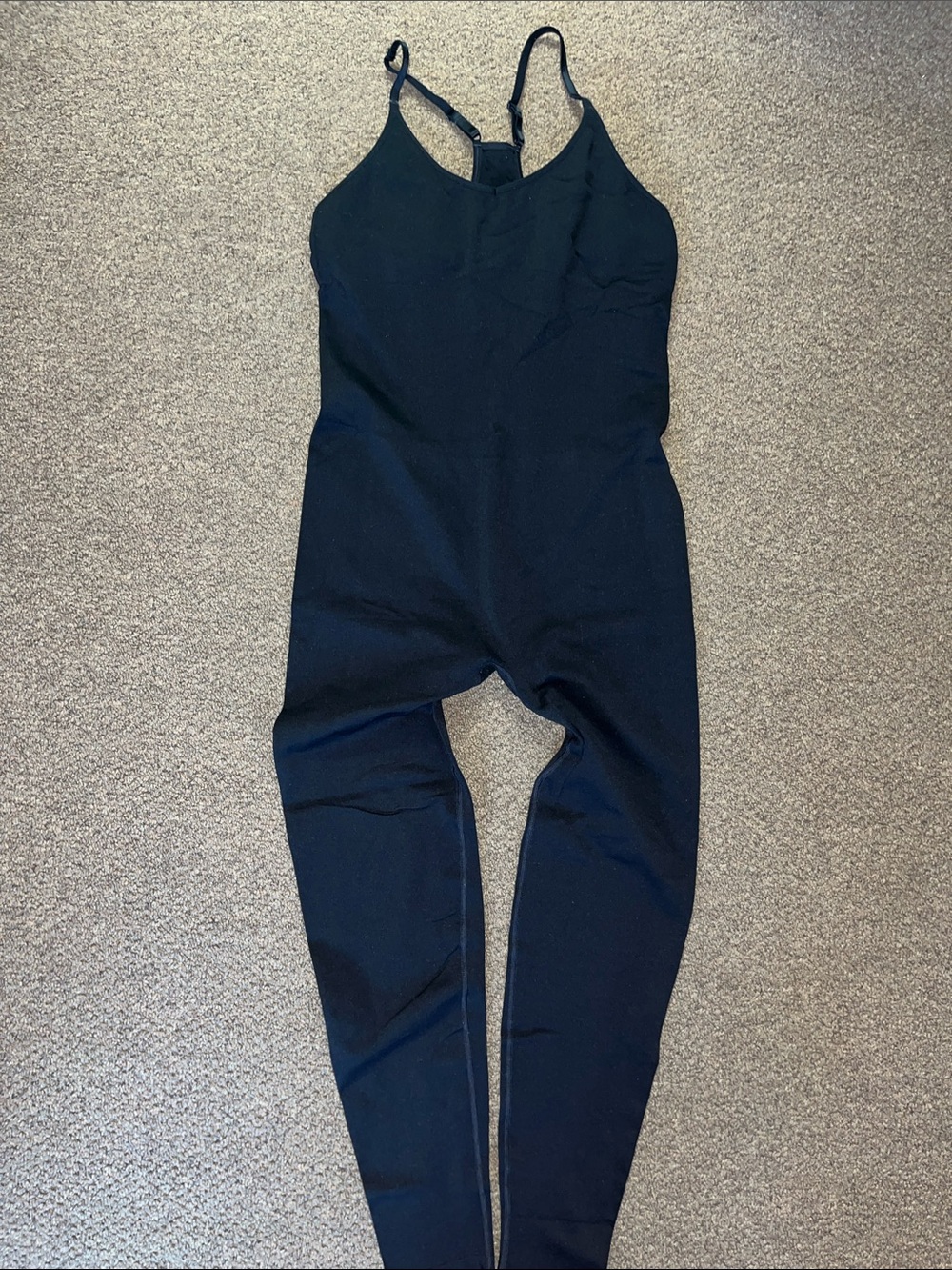 Pink Full-Length Adjustable Strap Jumpsuit